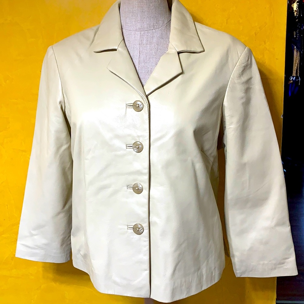 Rem Garson Leather Jacket.